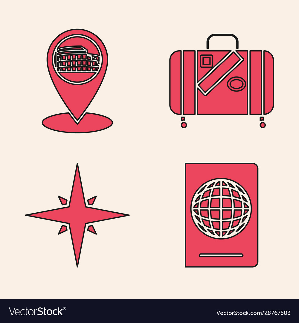 Set passport with biometric data map pointer