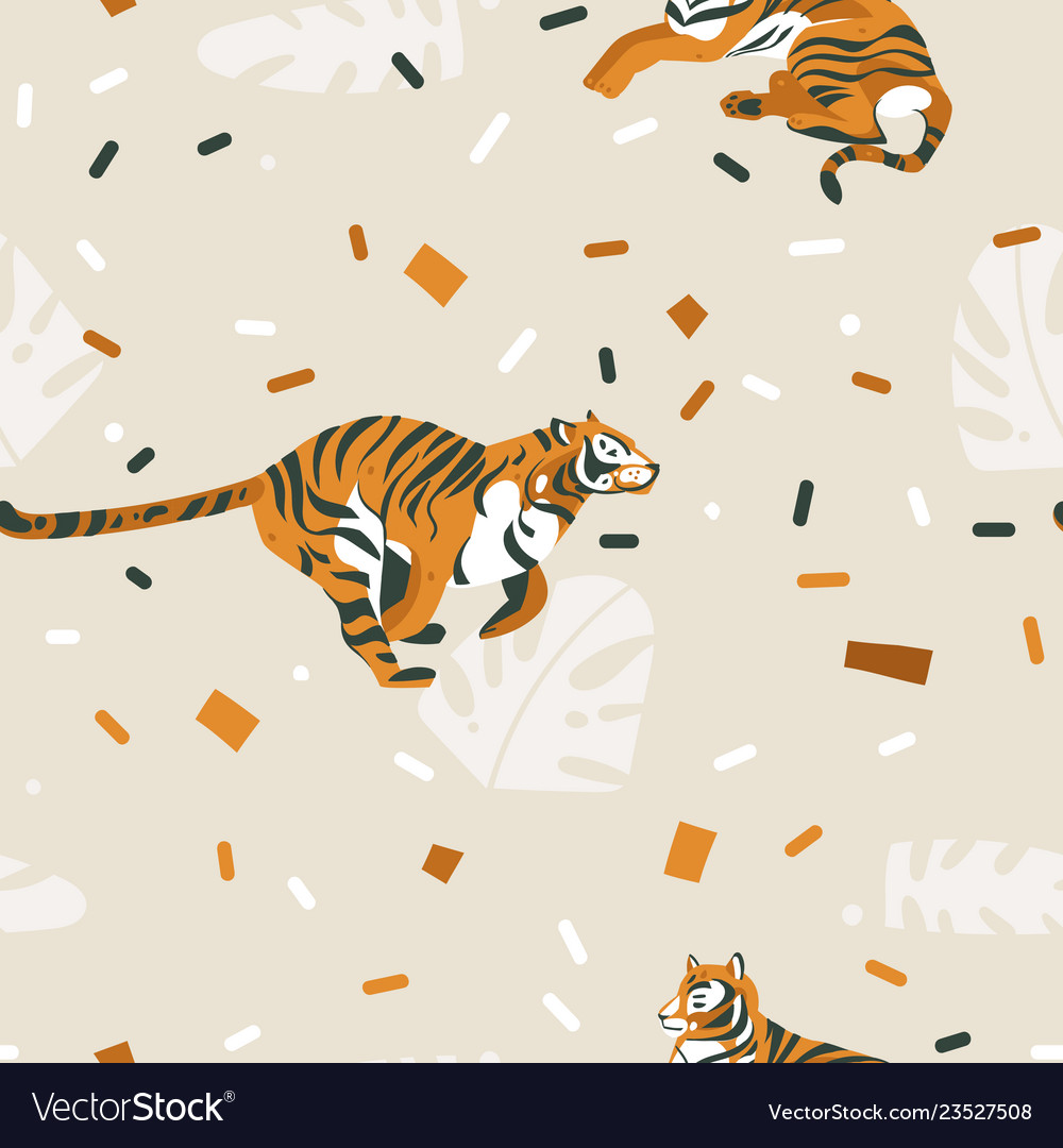 Abstract Tiger Pattern