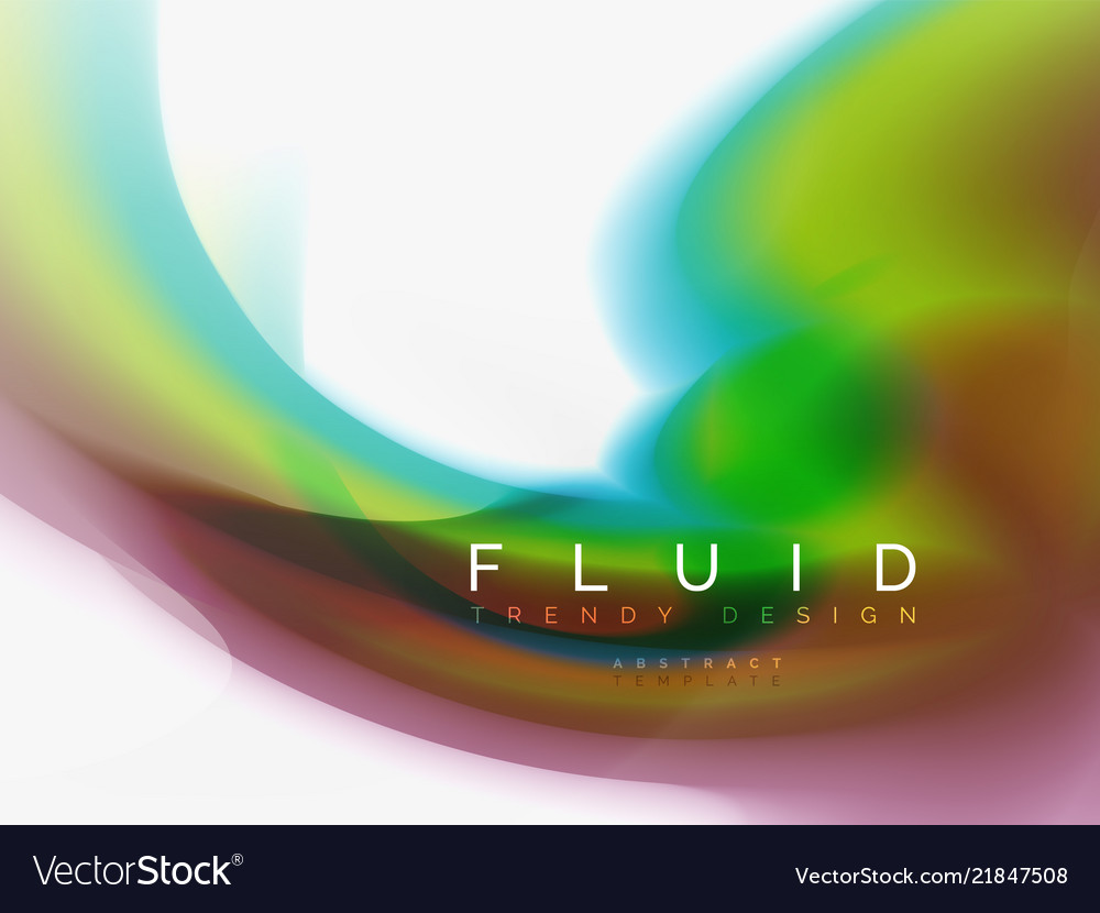 Background abstract fluid colors design Royalty Free Vector