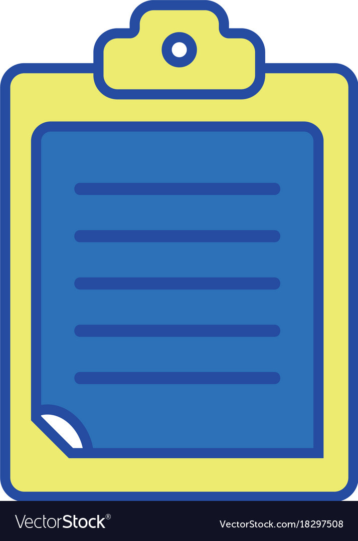 Check list business document in the clipboard