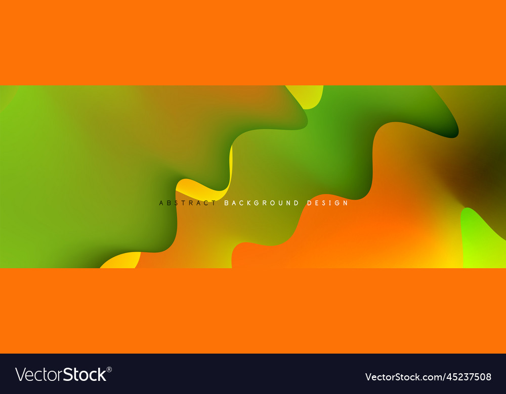 Dynamic liquid waves abstract background