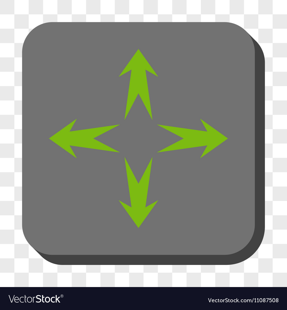 Expand arrows rounded square button