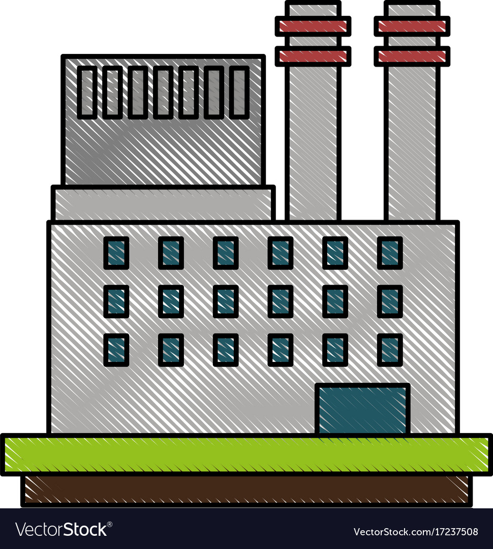 Factory building icon image