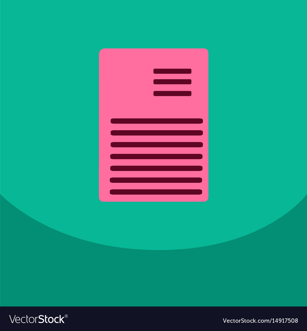 Flat style blank realistic notepad notebook