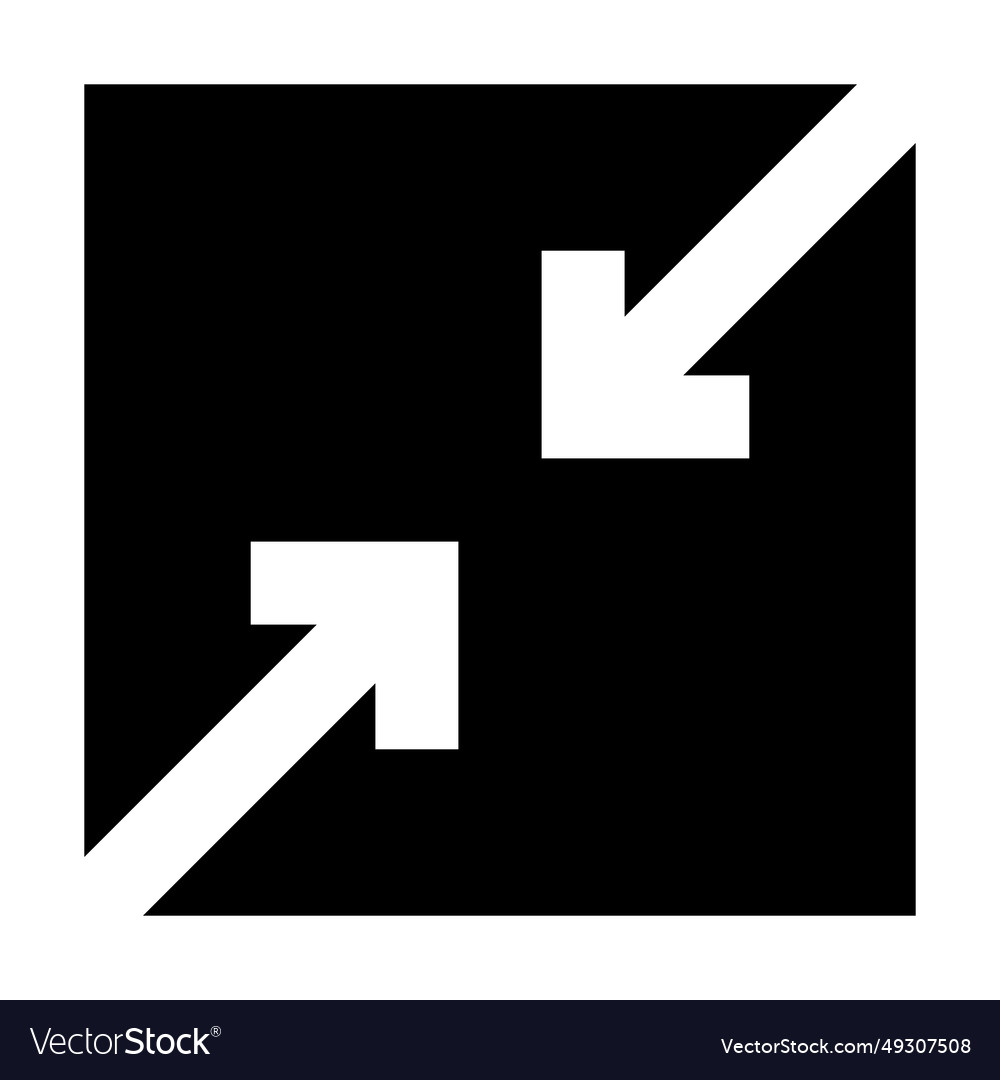 Resize icon suitable for website ui design