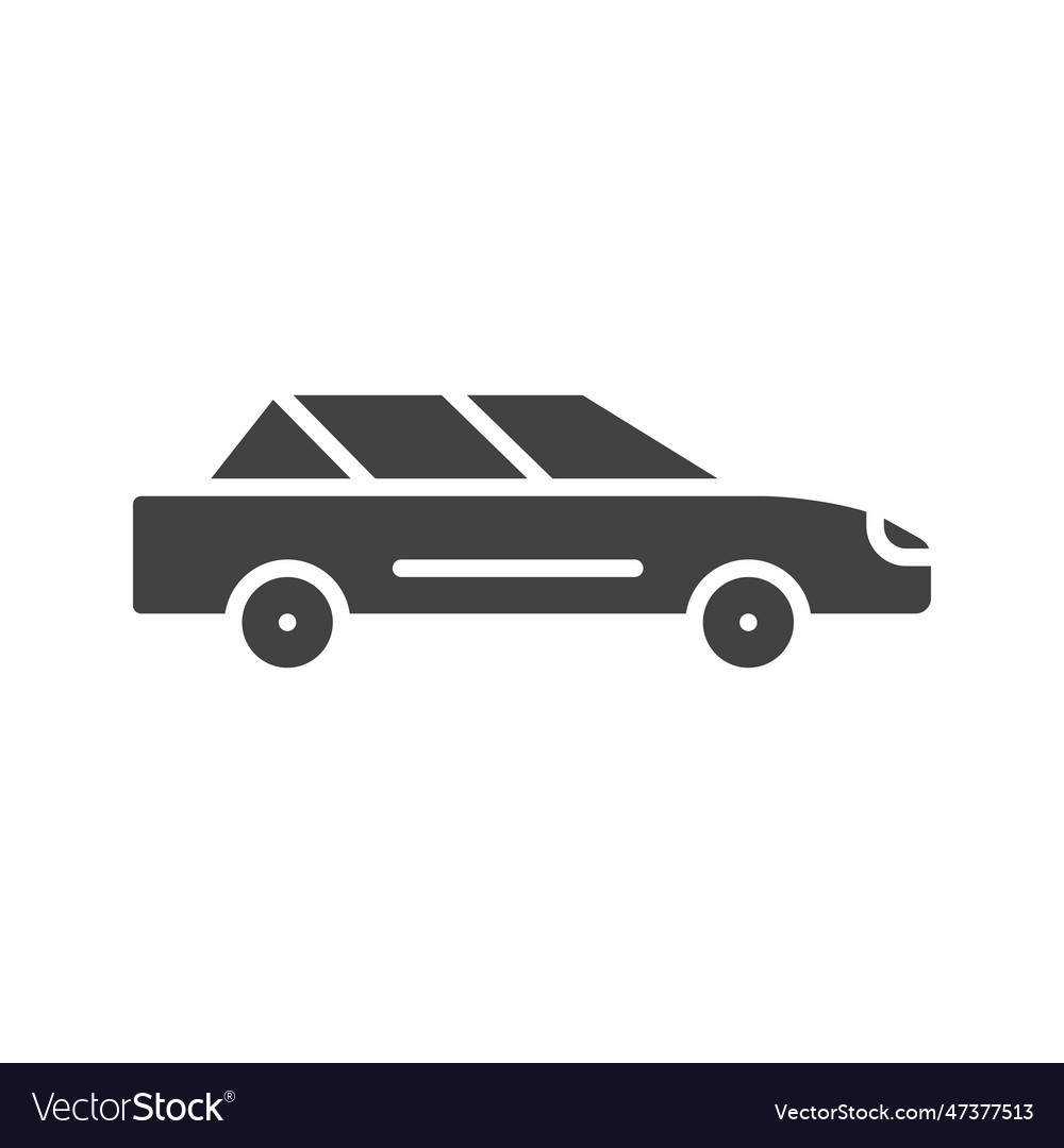 White car icon Royalty Free Vector Image - VectorStock