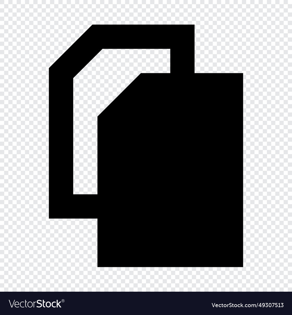 Copy icon suitable for website ui design vector image Copy icon suitable for website ui design