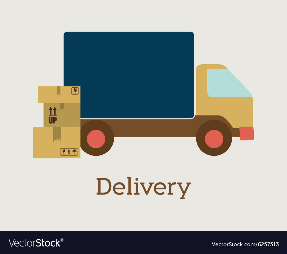 Delivery Design Royalty Free Vector Image - Vectorstock