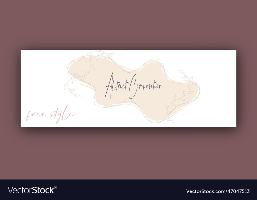 Handmade background layout with arbitrary shapes