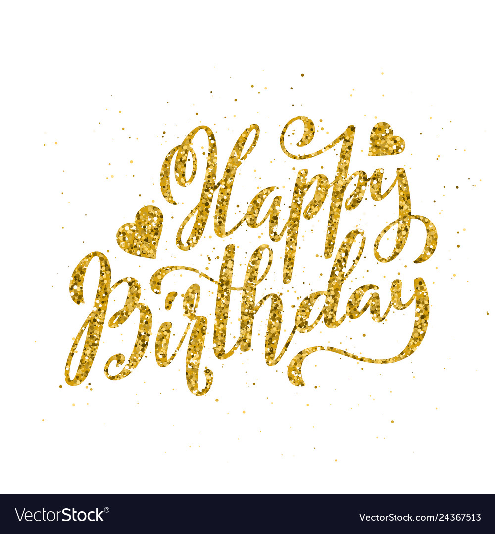 Happy birthday beautiful greeting card vector image Happy birthday beautiful greeting card