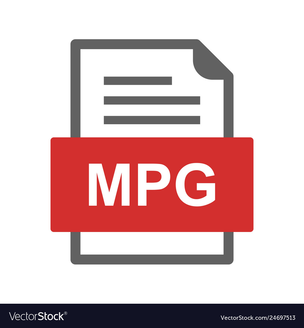 Mpg file document icon