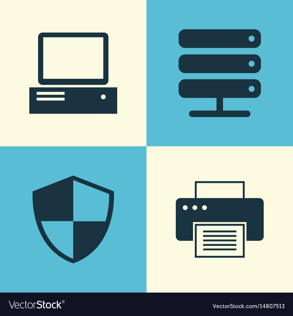 Notebook-Symbole Sammlung der Datenbank