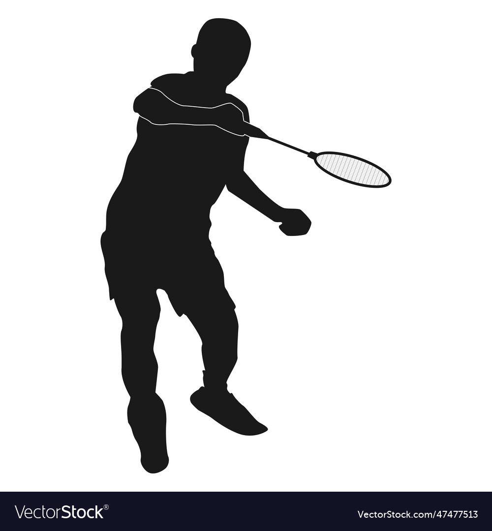 Leute spielen Badminton