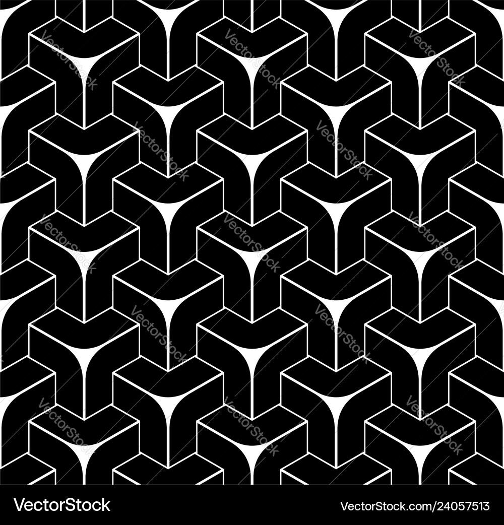 Seamless isometric pattern Royalty Free Vector Image