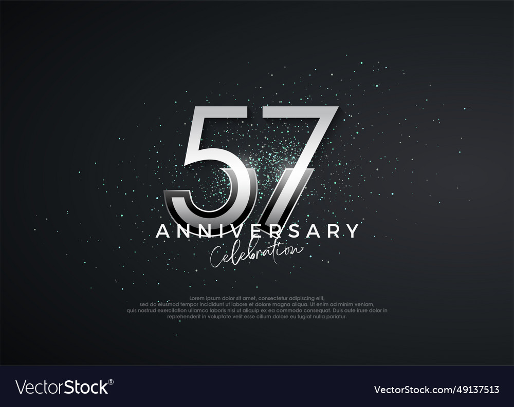 Simple and elegant numbers 57th anniversary