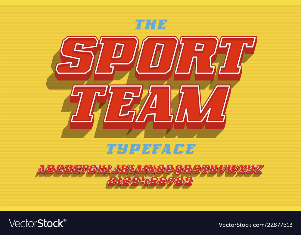 Sport Team Font - Bold & Energetic
