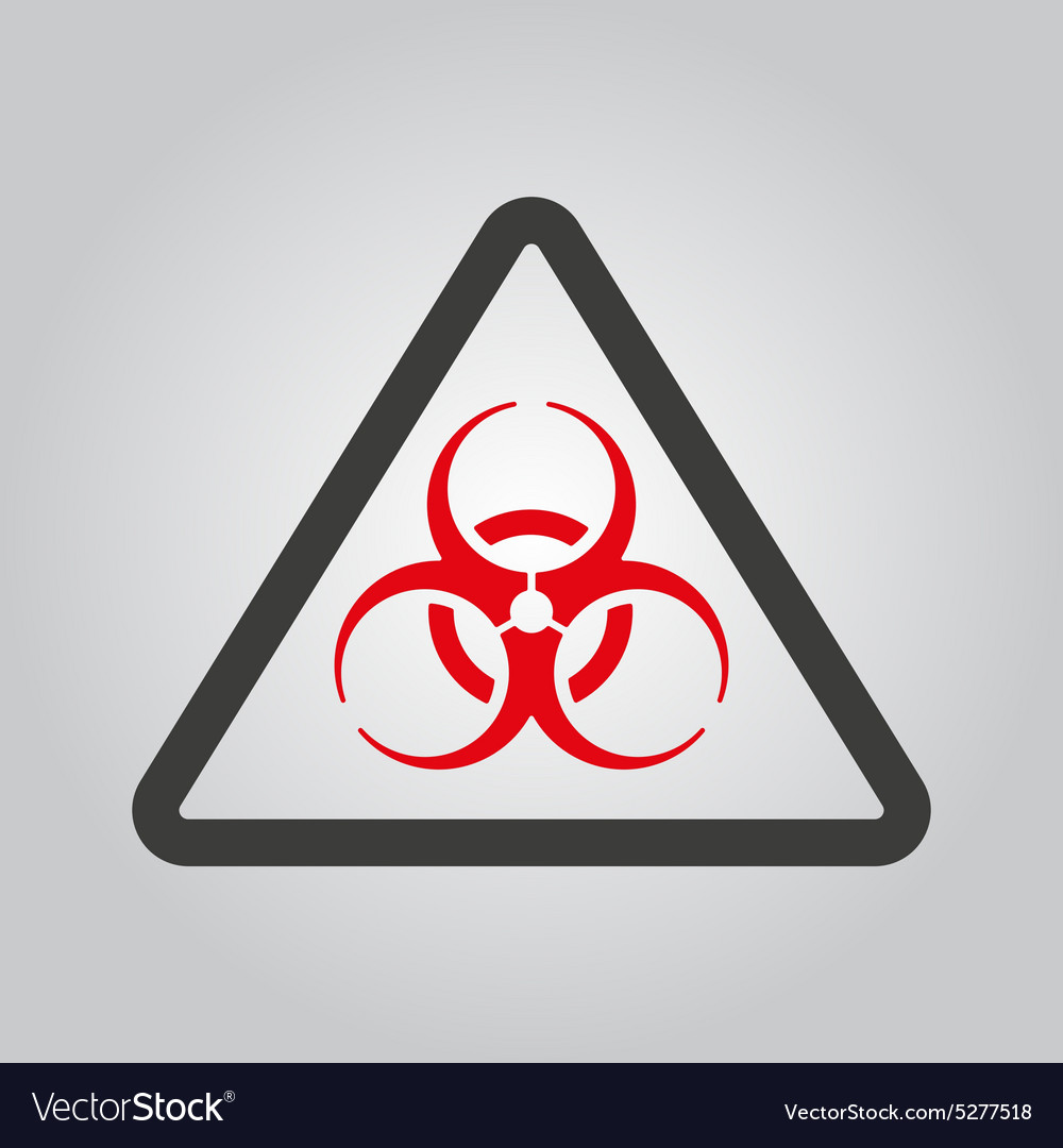 Biohazard Symbol flach