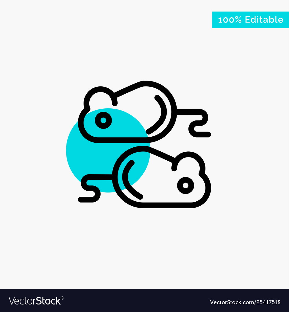 Closing testing test turquoise vector image Closing testing test turquoise