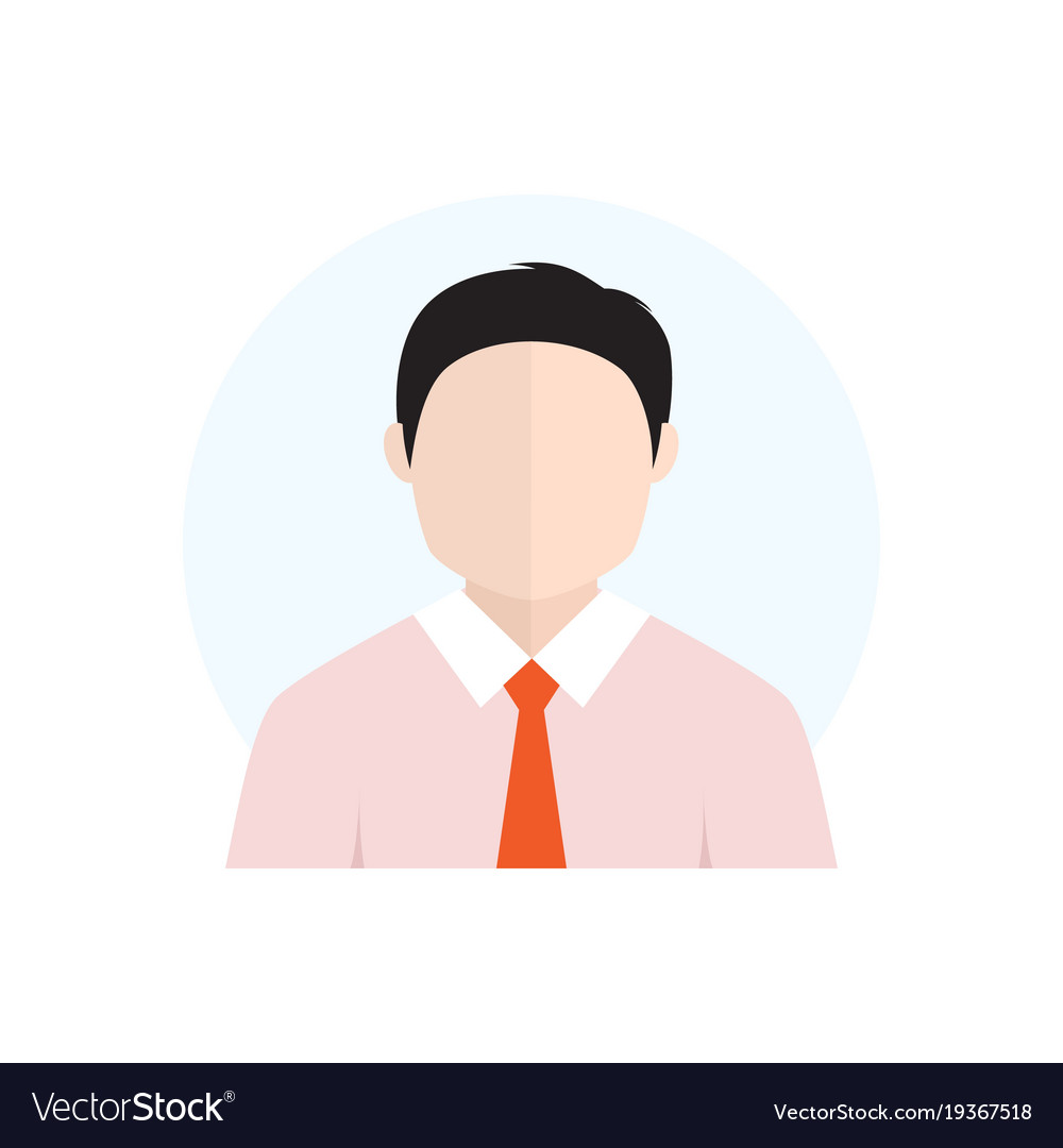 Flat style character avatar icon