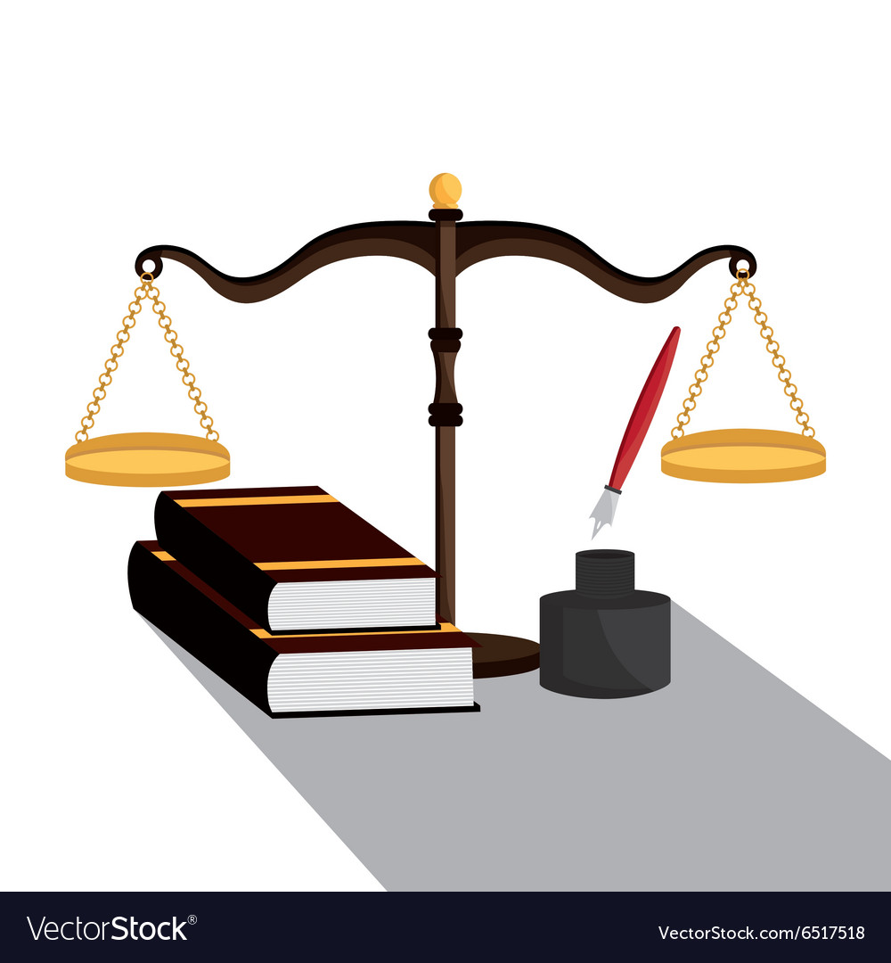 Law and legal justice graphic