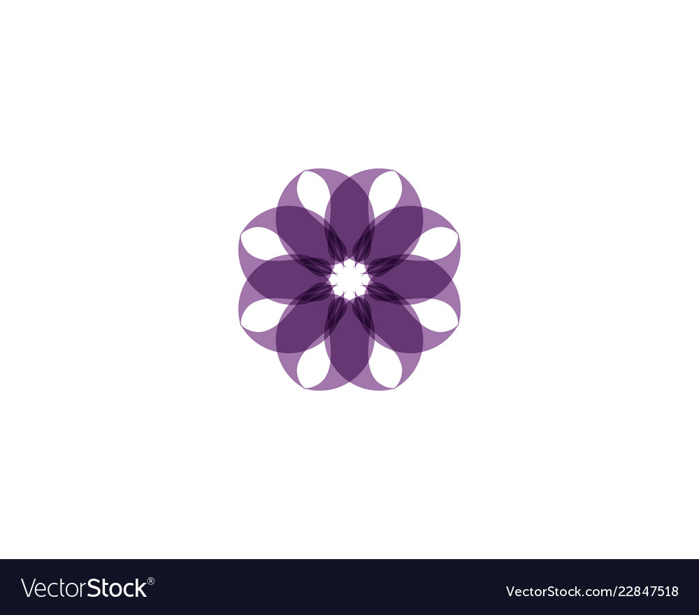 Leaf flower patterns logo nature symbol