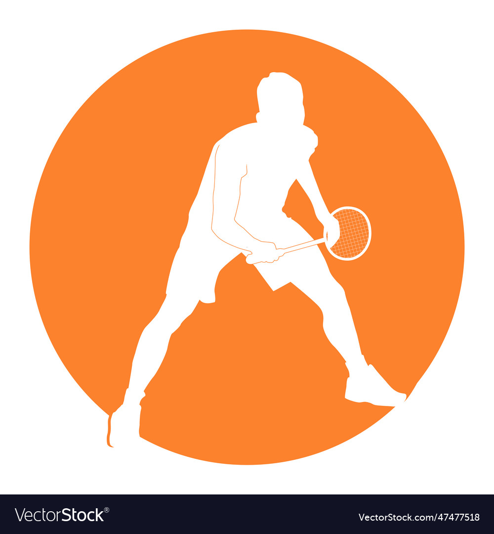 People are playing badminton