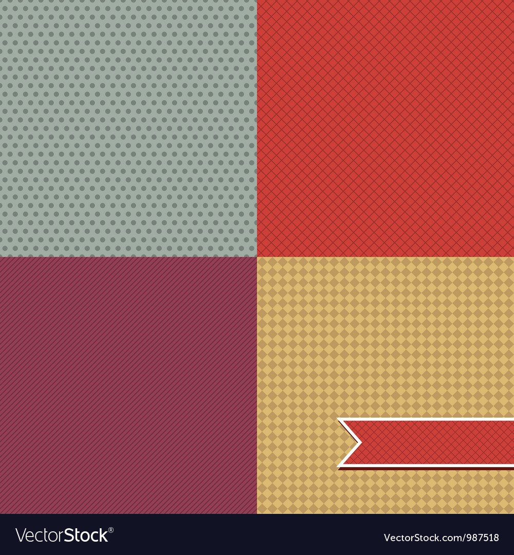 Retro pattern set