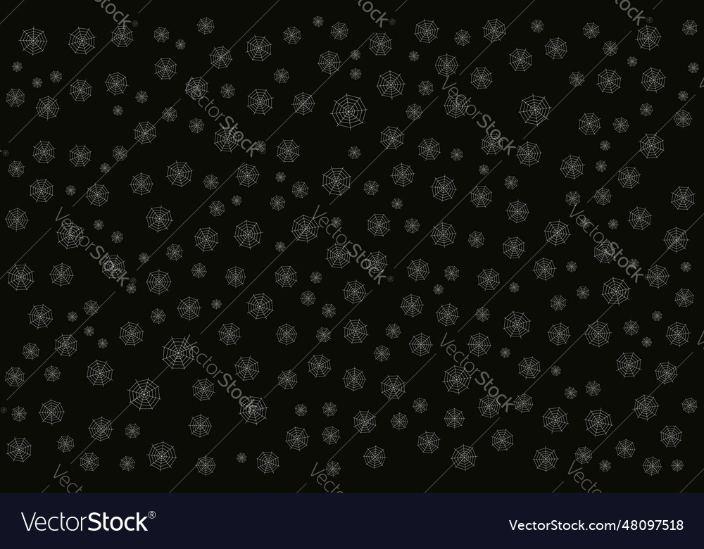 Seamless spider net textile fabric pattern vector image Seamless spider net textile fabric pattern