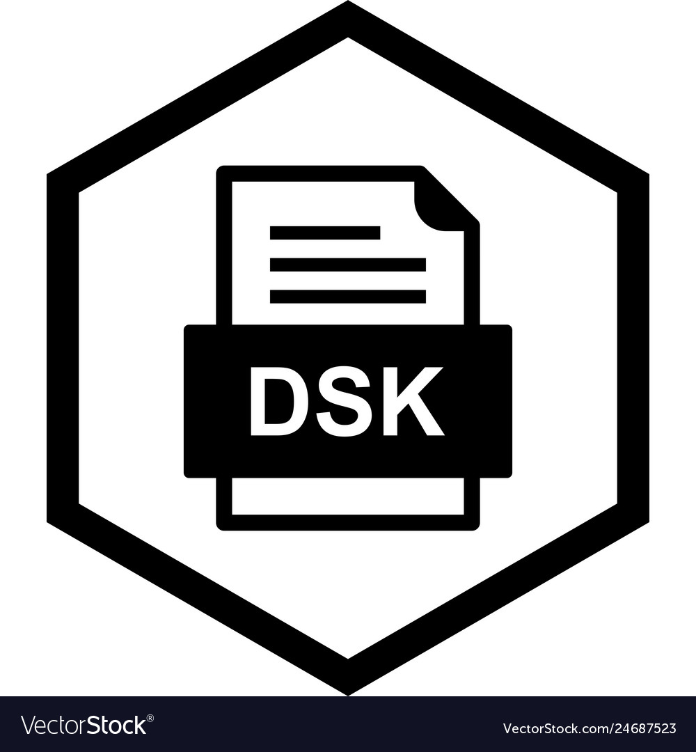 Dsk file document icon