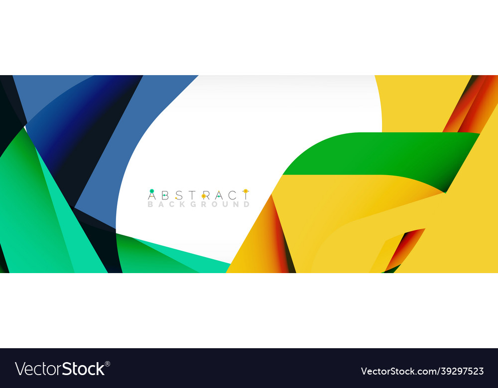 Geometric abstract background - multicolored vector image Geometric abstract background - multicolored
