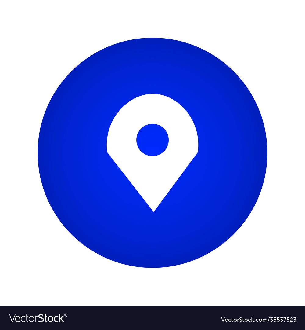 Location icon button navigation vector image Location icon button navigation