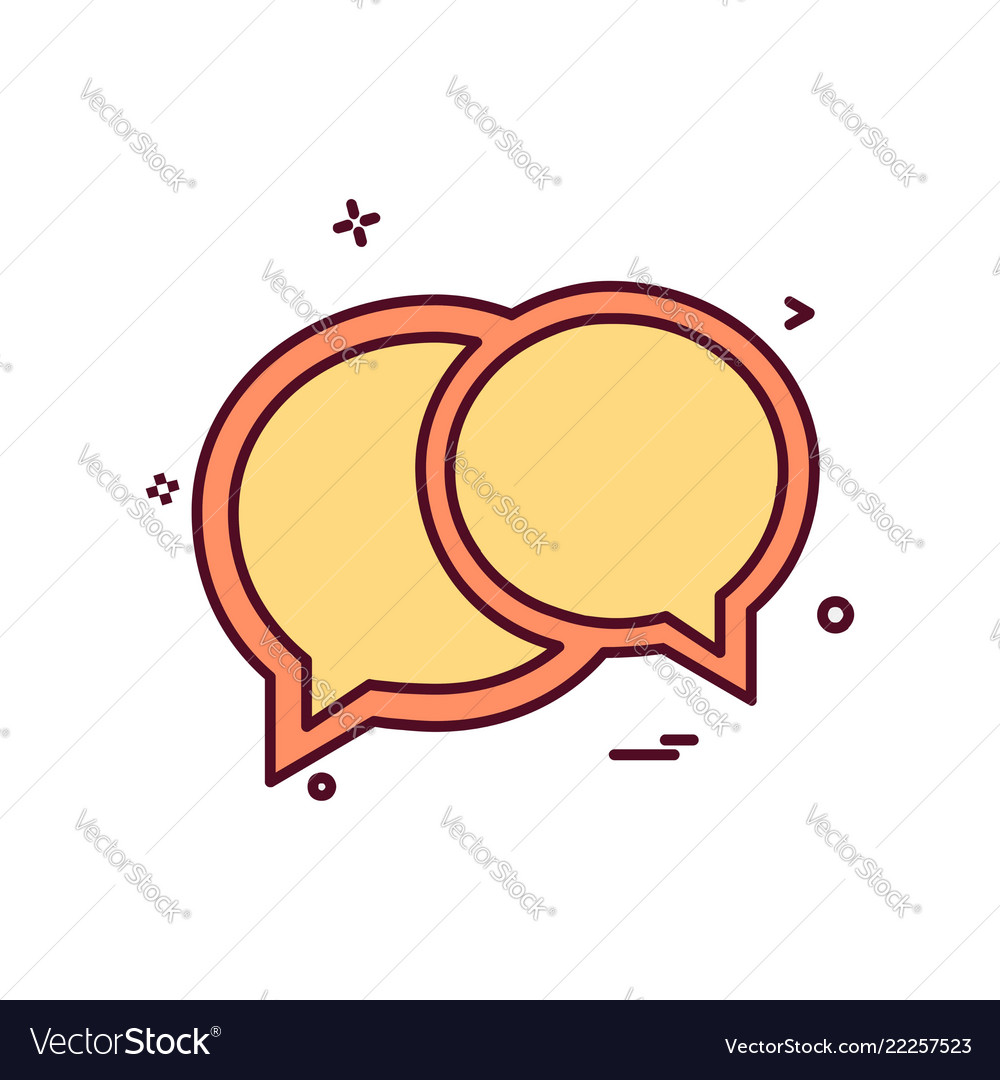 Message icon design Vector Image Message icon design