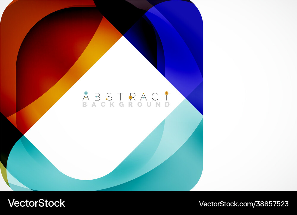 Minimal background abstract square shape Vector Image