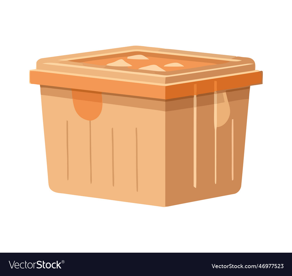 Plastic container template icon Royalty Free Vector Image