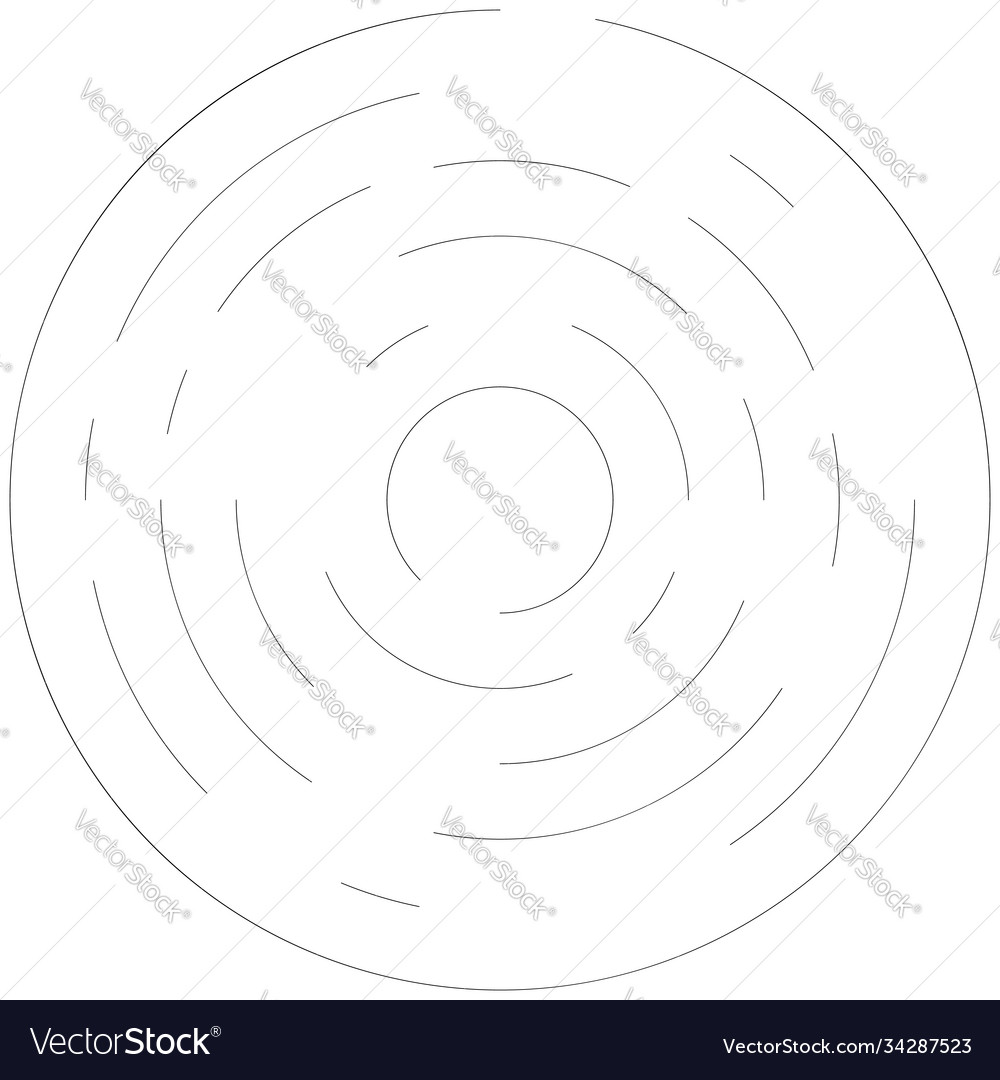 Radial radiating lines abstract burst element vector image Radial radiating lines abstract burst element
