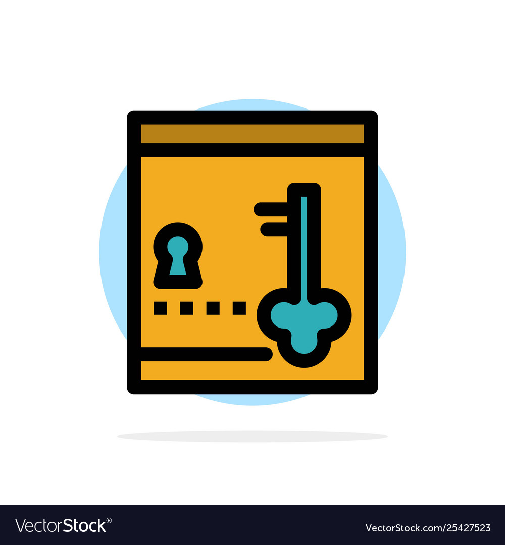 Safe locker lock key abstract circle background
