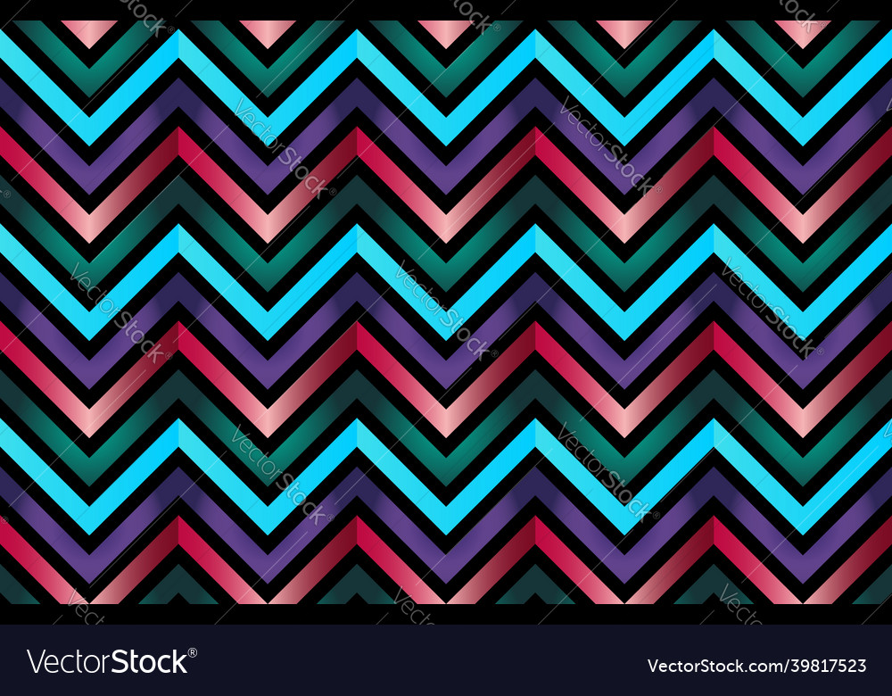 Seamless colorful zig zag pattern for backgrounds Vector Image Seamless colorful zig zag pattern for backgrounds