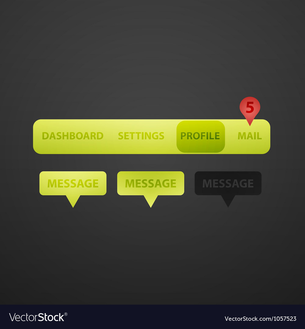 Website navigation collection set
