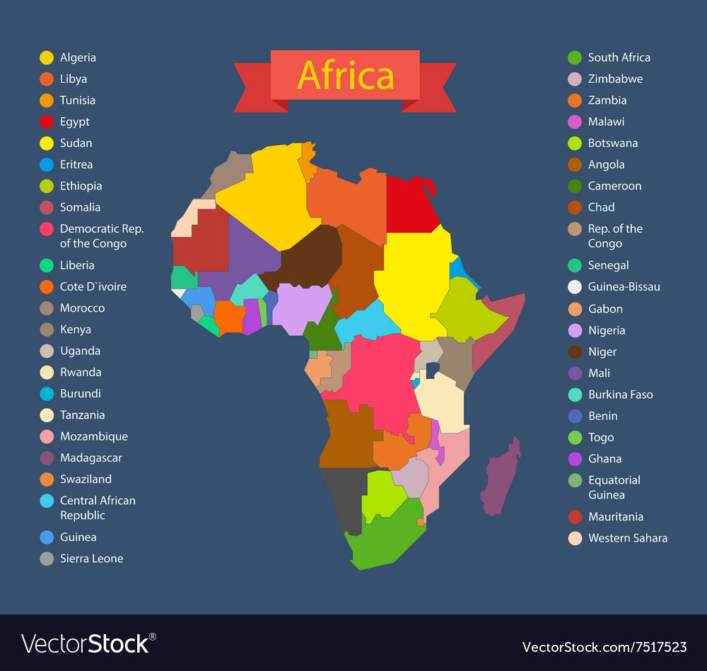 world map kenya africa