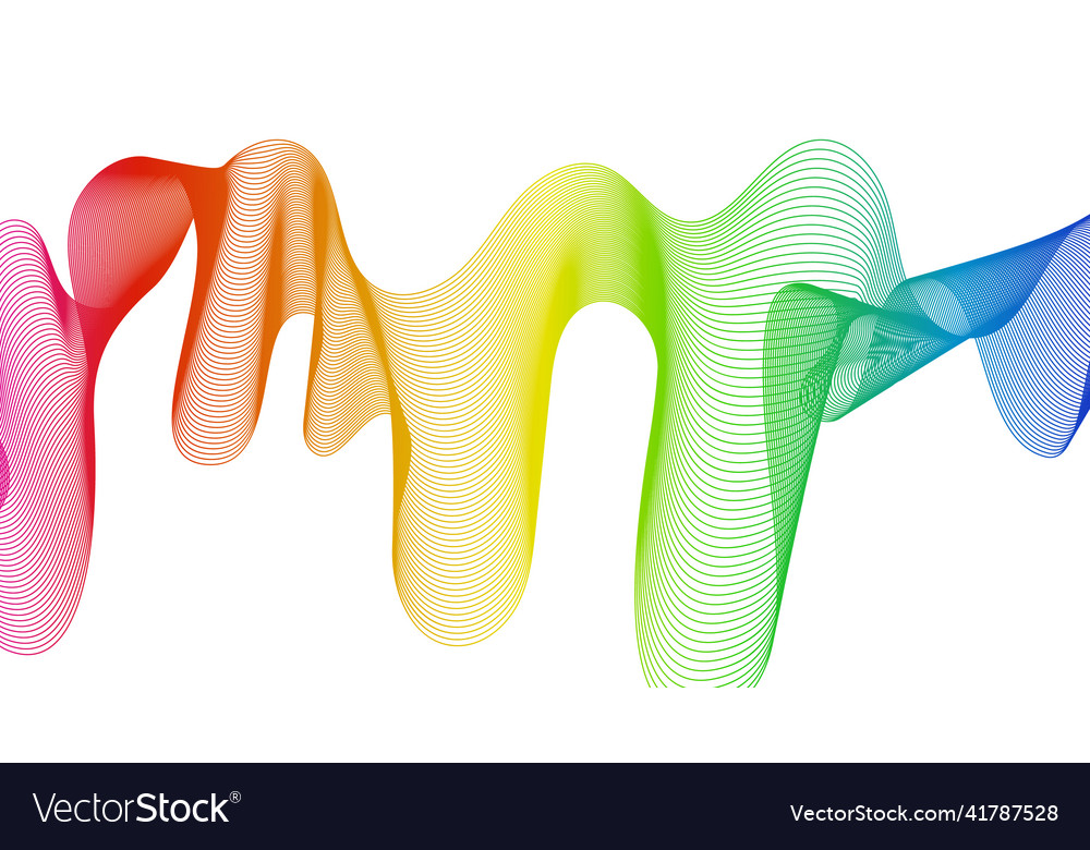Abstract backdrop with wave gradient lines Vector Image Abstract backdrop with wave gradient lines