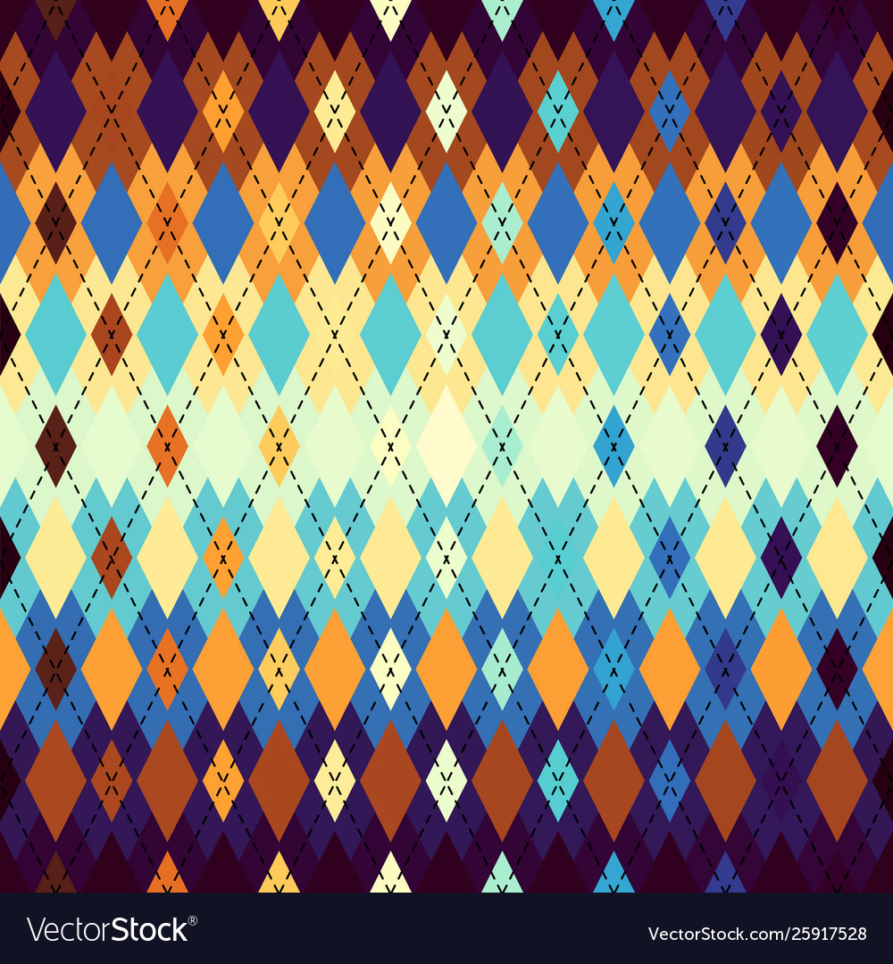 Argyle seamless pattern background vector image Argyle seamless pattern background