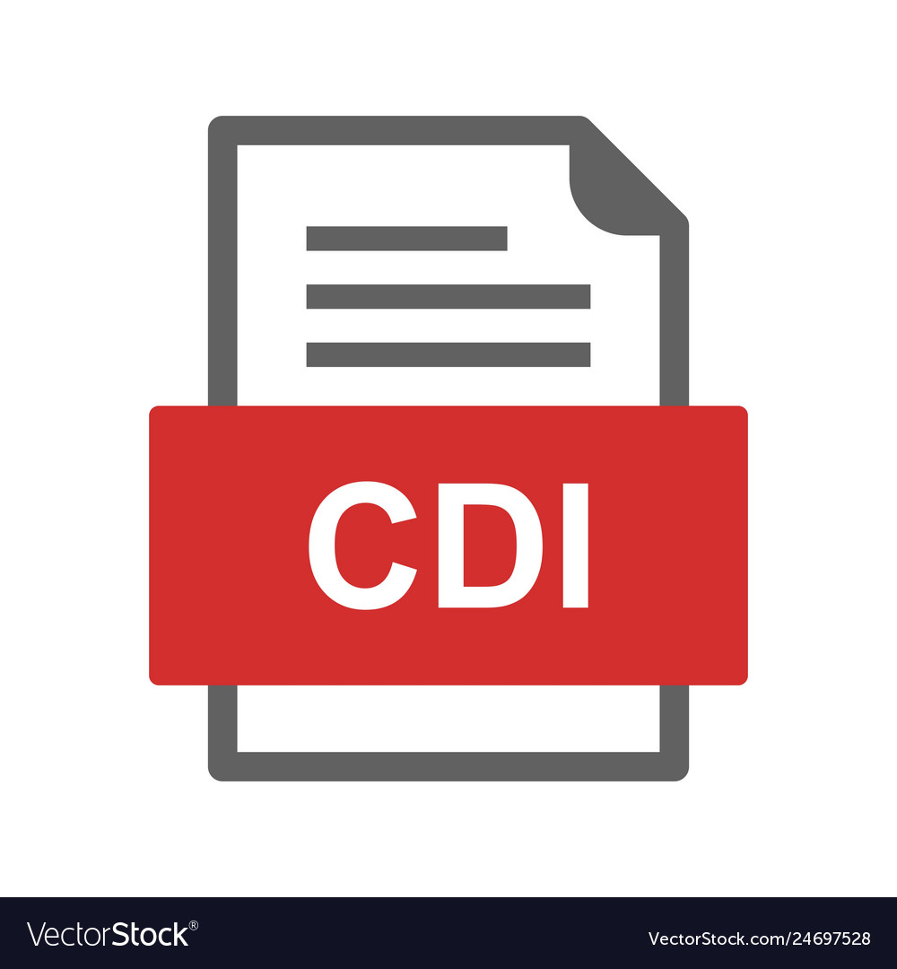 Cdi file document icon