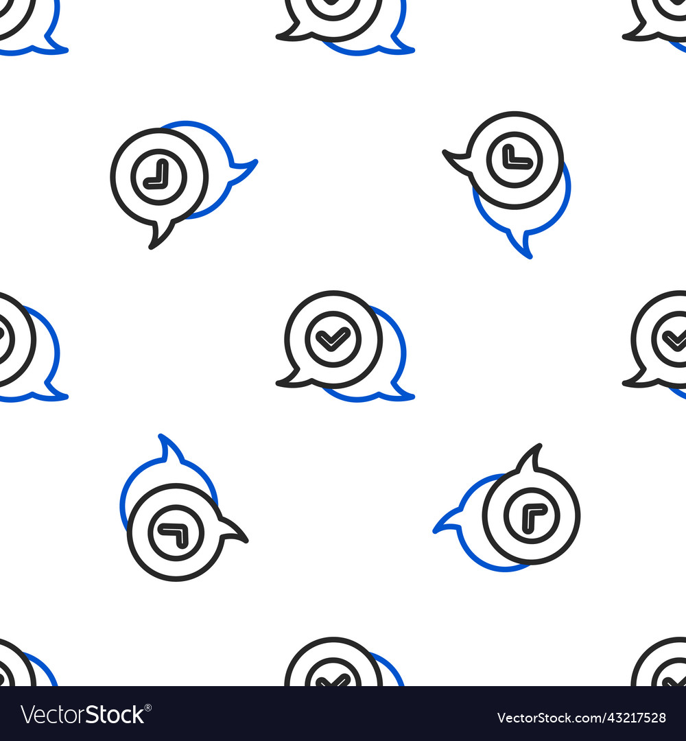 Line check mark in speech bubble icon isolated vector image Line check mark in speech bubble icon isolated