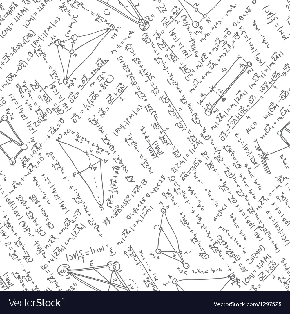 Maths seamless pattern eps 8