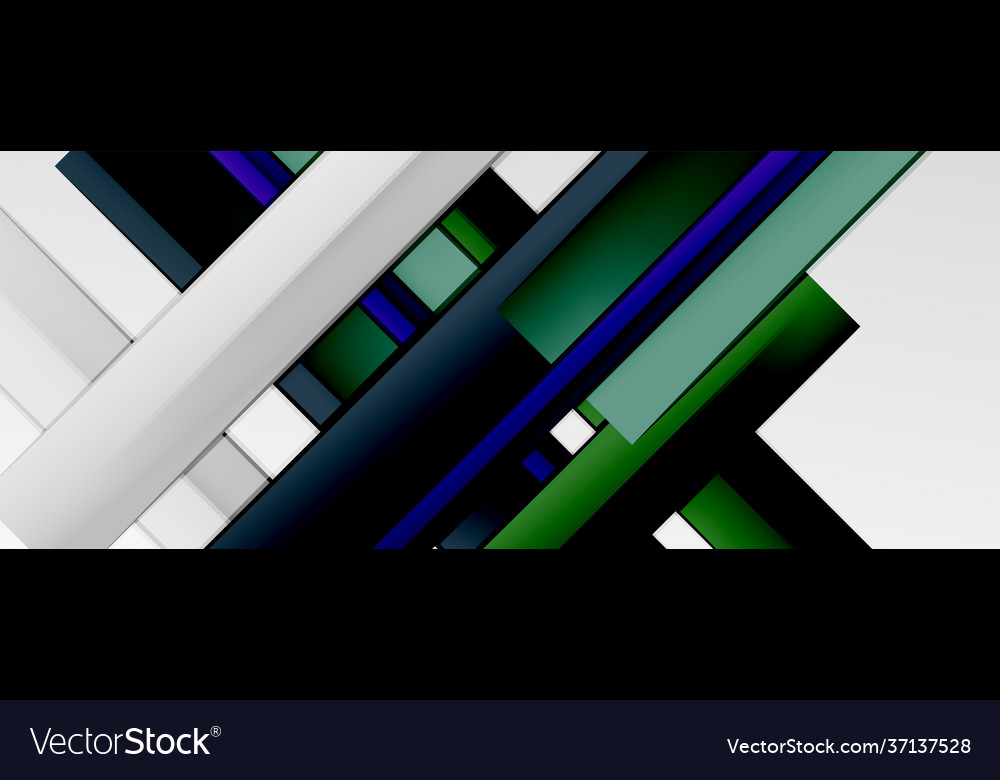 Multicolored lines background design template vector image Multicolored lines background design template