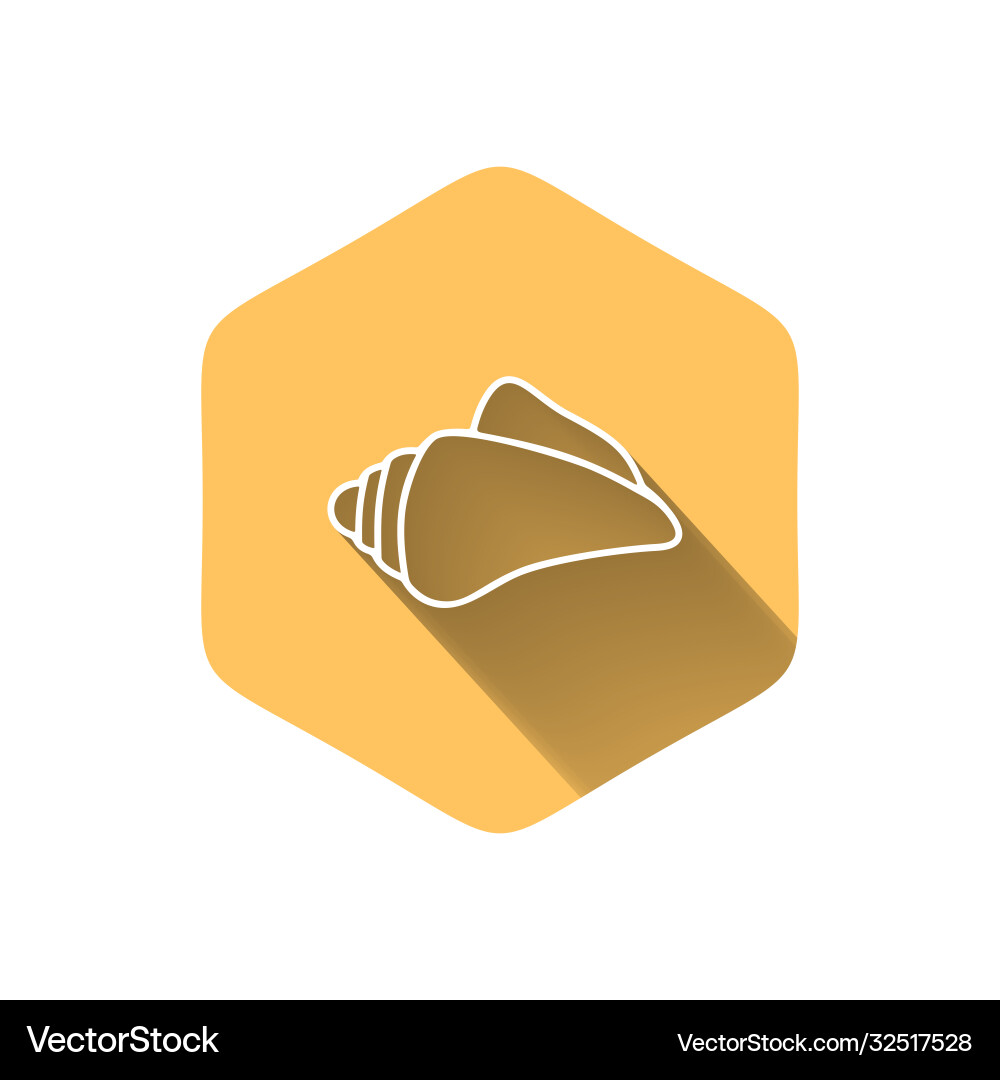 Scallop seashell Royalty Free Vector Image - VectorStock