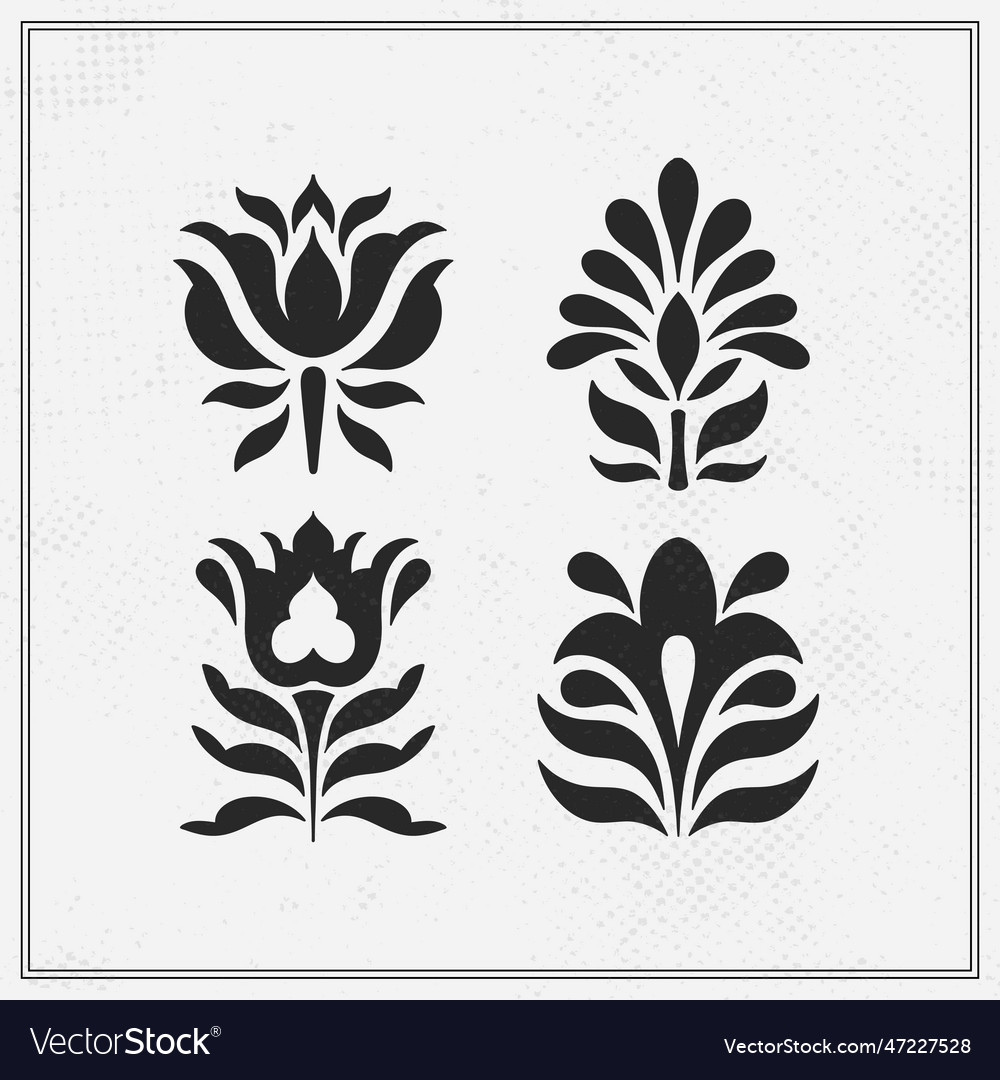 Text boarder divider mughal symbol for printing Vector Image