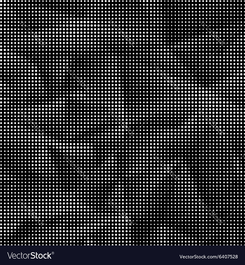 White halftone pattern