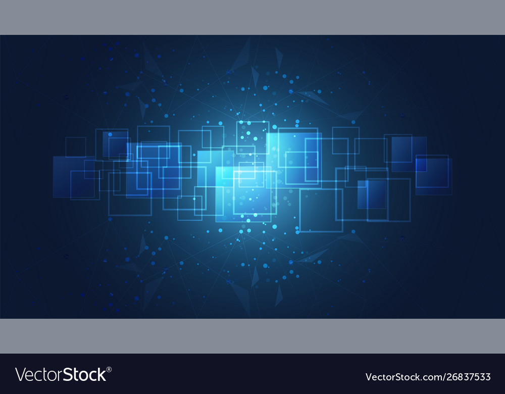 Abstract global technology with digital circuit vector image Abstract global technology with digital circuit