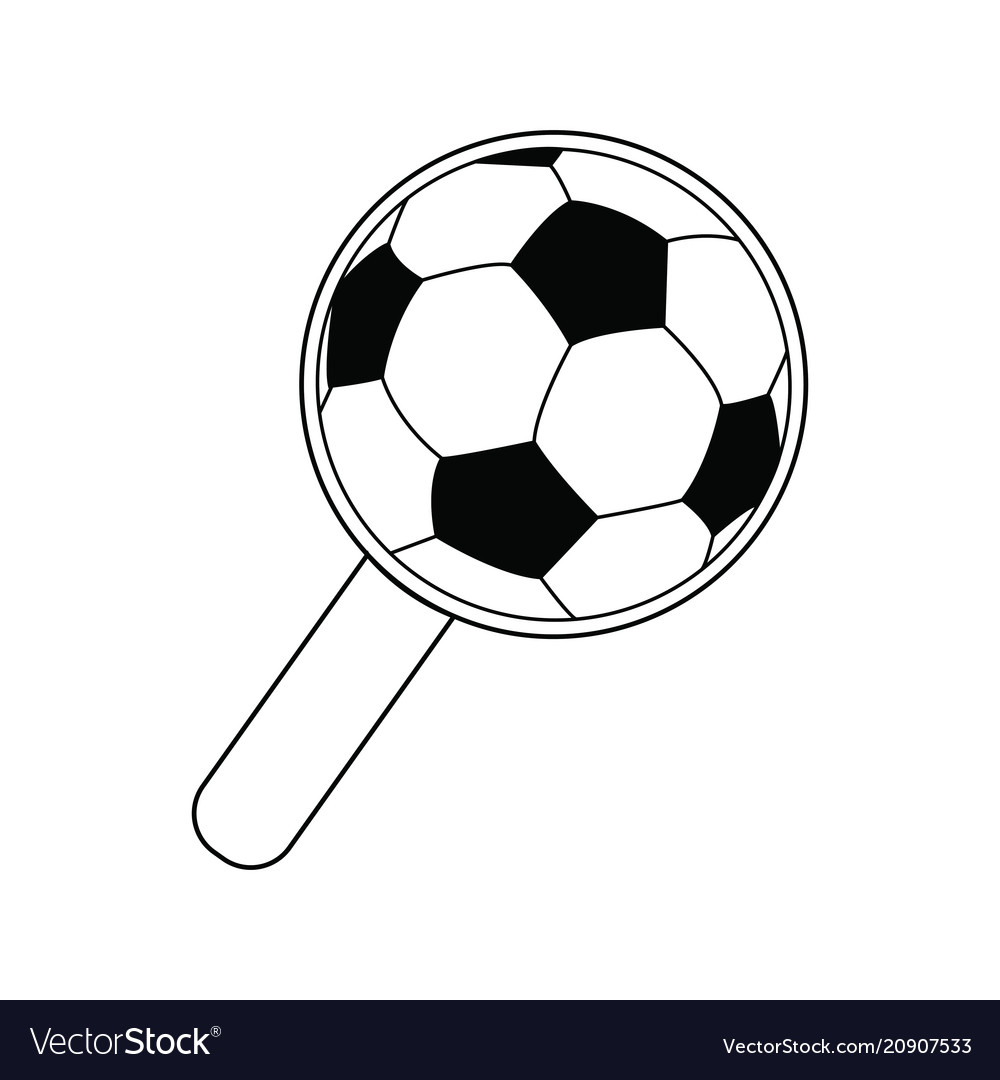 Abstract soccer object